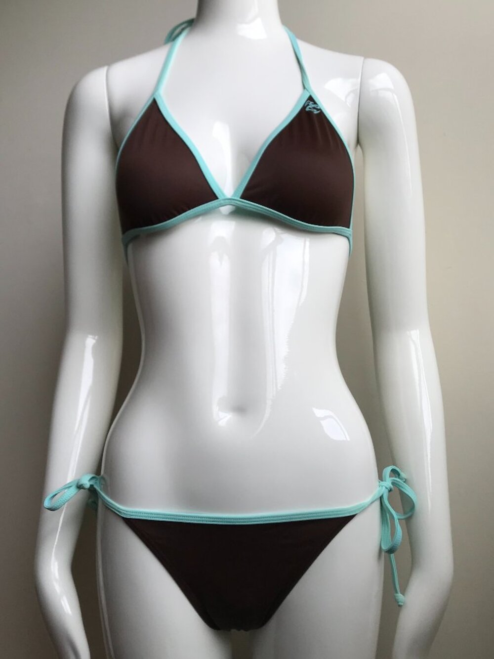 Billabong BLUE CRUSH era bikini brown reversible triangle set